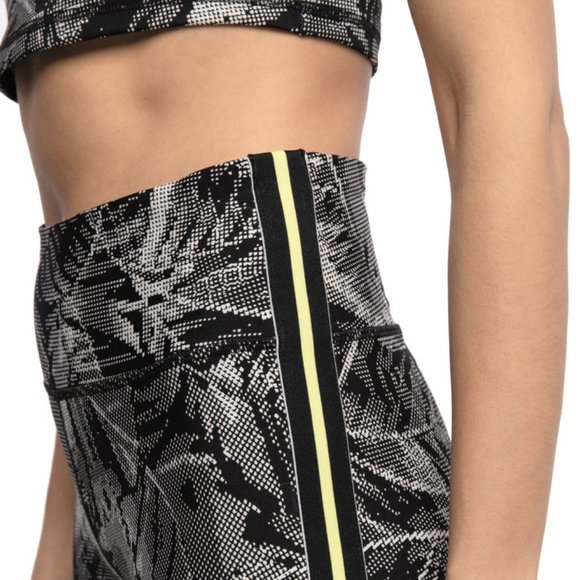 DKNY Sport Pixel Palm Print High Waist Legging Workout Pant Size XL NEW - Picture 2 of 14